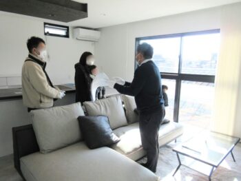 本宮市内 1/17・18に開催したガレージハウス完成見学会の様子